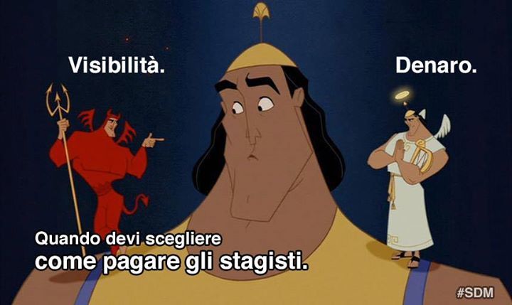 startupdimerda's tweet photo. E ovviamente il #CEOdiMerda ascolta il diavoletto sempre! #StartupDiMerda #Visibilità{#startup} https://t.co/be7VI3hDJC