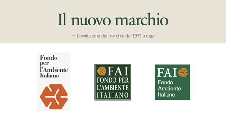 Fondoambiente's tweet photo. #Carandini l'evoluzione del logo FAI segno del suo continuo rinnovarsi https://t.co/TONnMBH14g