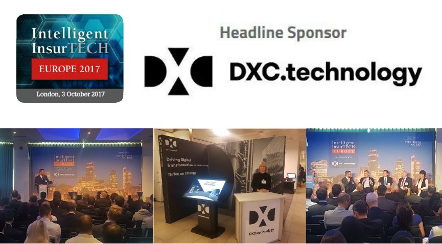 II_InsurTECH's tweet photo. Thanks to our headline sponsor for Intelligent InsurTECH Europe, @DXC_UKI and their CTO, Brian Wallace for his excellent address #IITECH17 https://t.co/FeKdhU7xk0