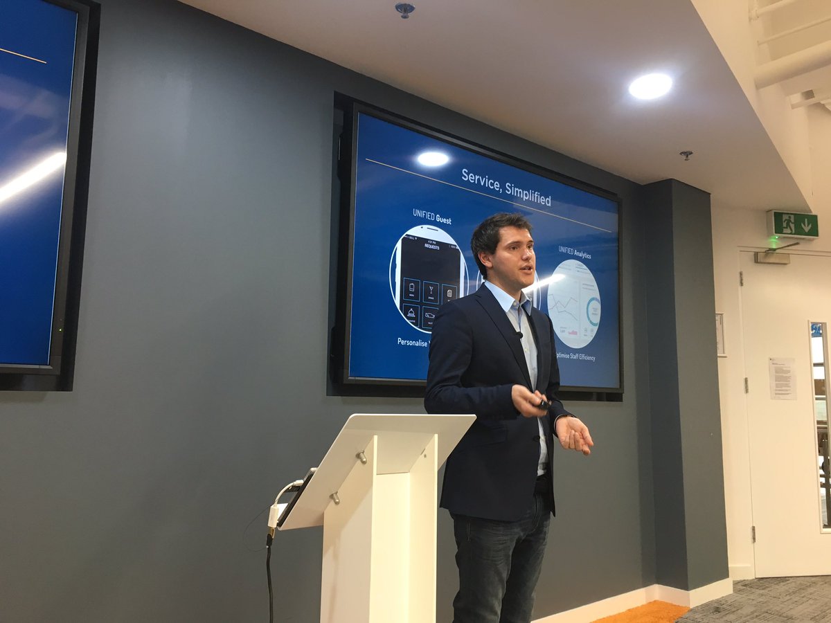 ryunakova's tweet image. Great talk by @mattlarby from @UnifiedApp on the importance of modern day service in the hospitality industry cc @Pi_Labs