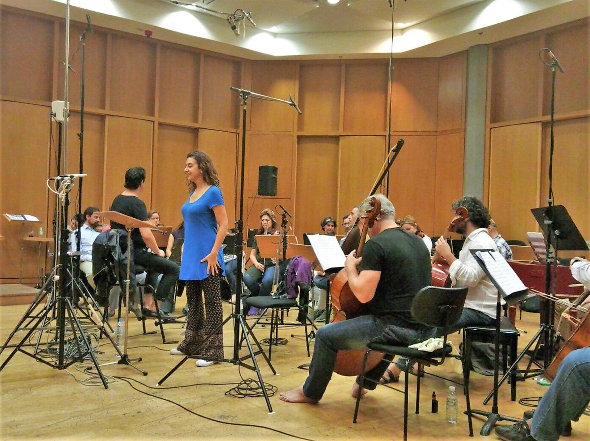 MaryEllenNesi's tweet photo. Recording my #soloCD with @ArmoniaAtenea and George Petrou. Three arias completed, three more today! https://t.co/WGrh5LVWdo