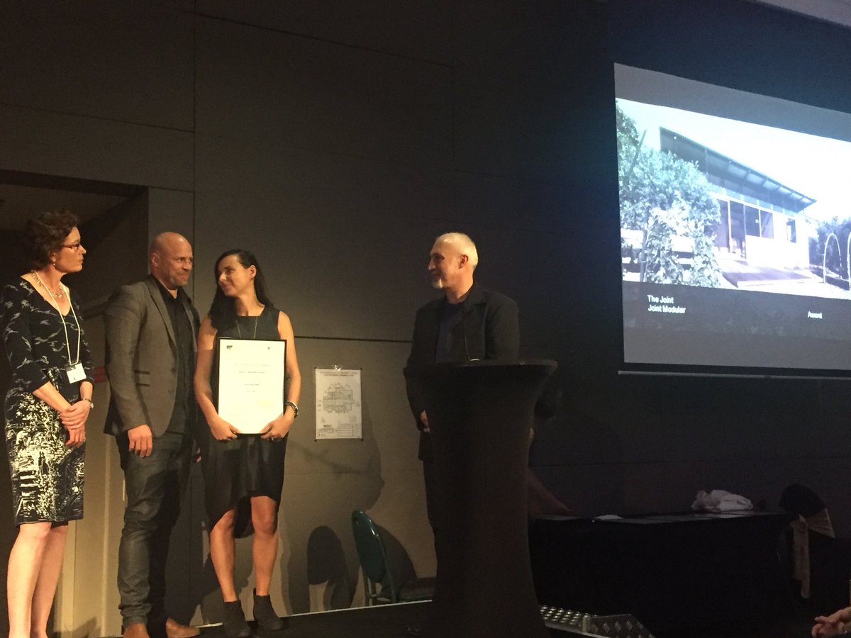 NSWChapterPres's tweet photo. Congratulations to Joint Modular for The Joint - Affordable Housing Award in Country Division Architecture Awards https://t.co/vhMwgvq03Q
