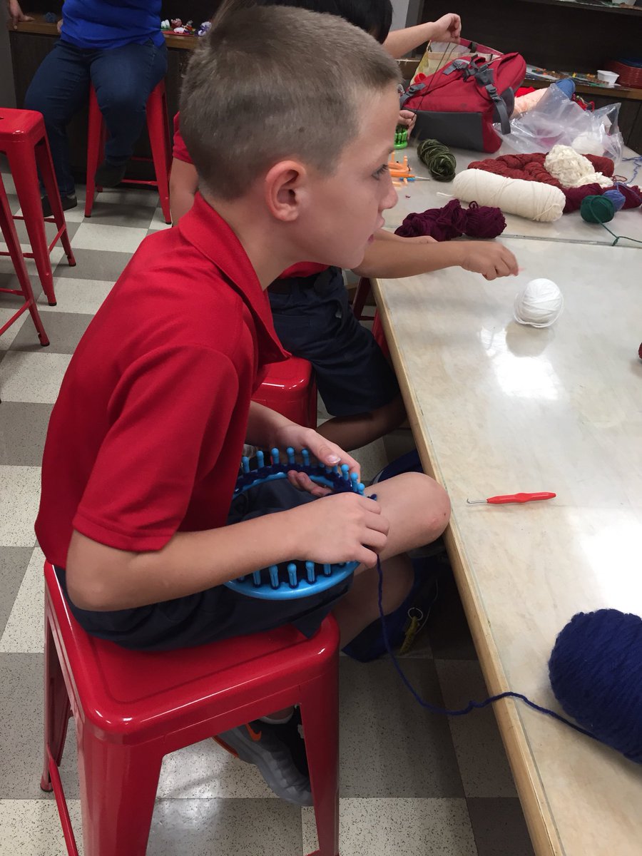 MSHSeureka's tweet photo. Hats for the Homeless began this morning and we had a full room of helping hands! Embracing the heart of others! https://t.co/NzzR63hHbw
