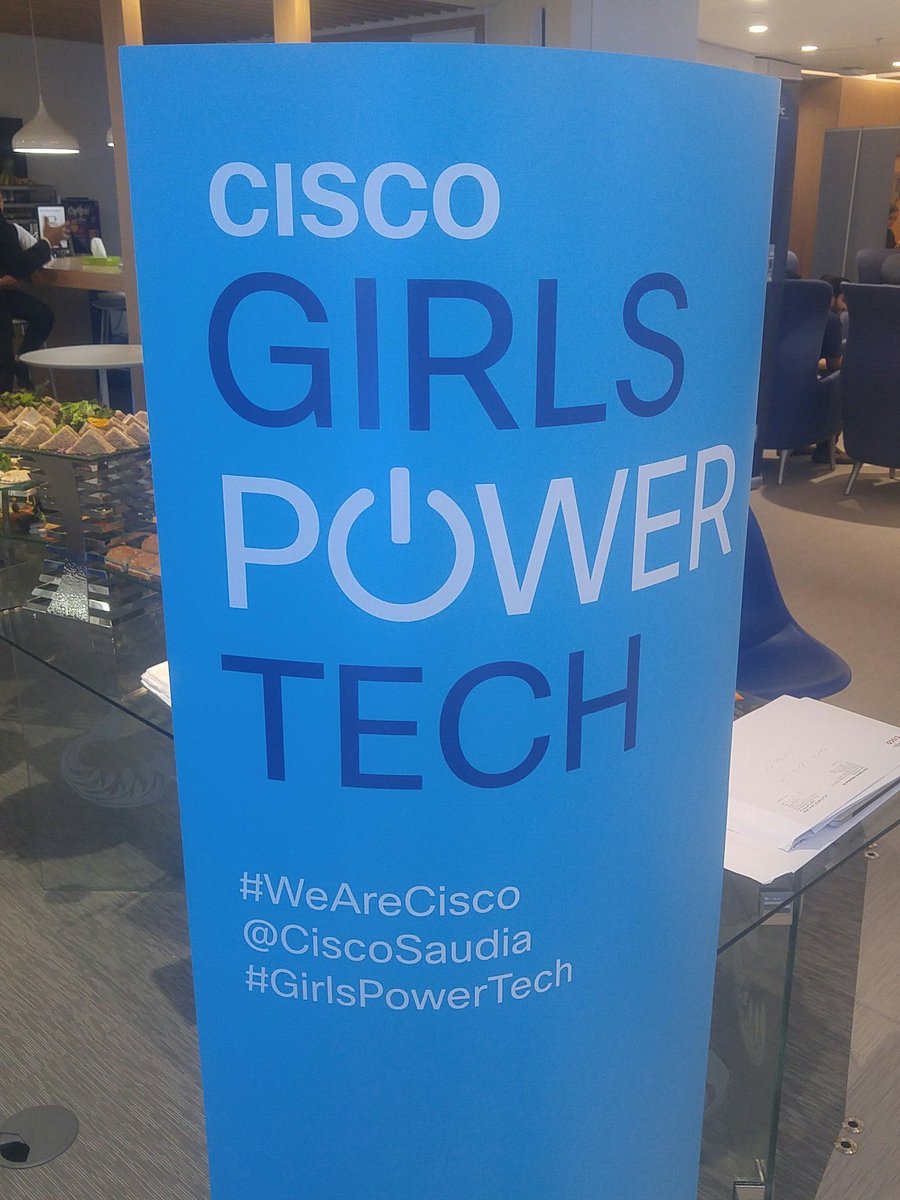 فخور جدا بمشاركتي في فعالية #GirlsPowerTech انا وصديقي الرائع فيصل السيف <a href="/falsaif/">فيصل السيف</a> 
بتنظيم واشراف <a href="/CiscoSaudia/">Cisco Saudi Arabia</a>