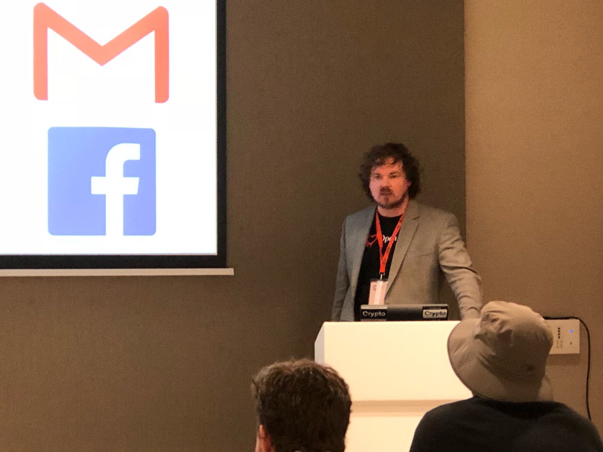 marcwrogers's tweet image. Watching @grittygrease discuss encryption versus inspection at #VB2017