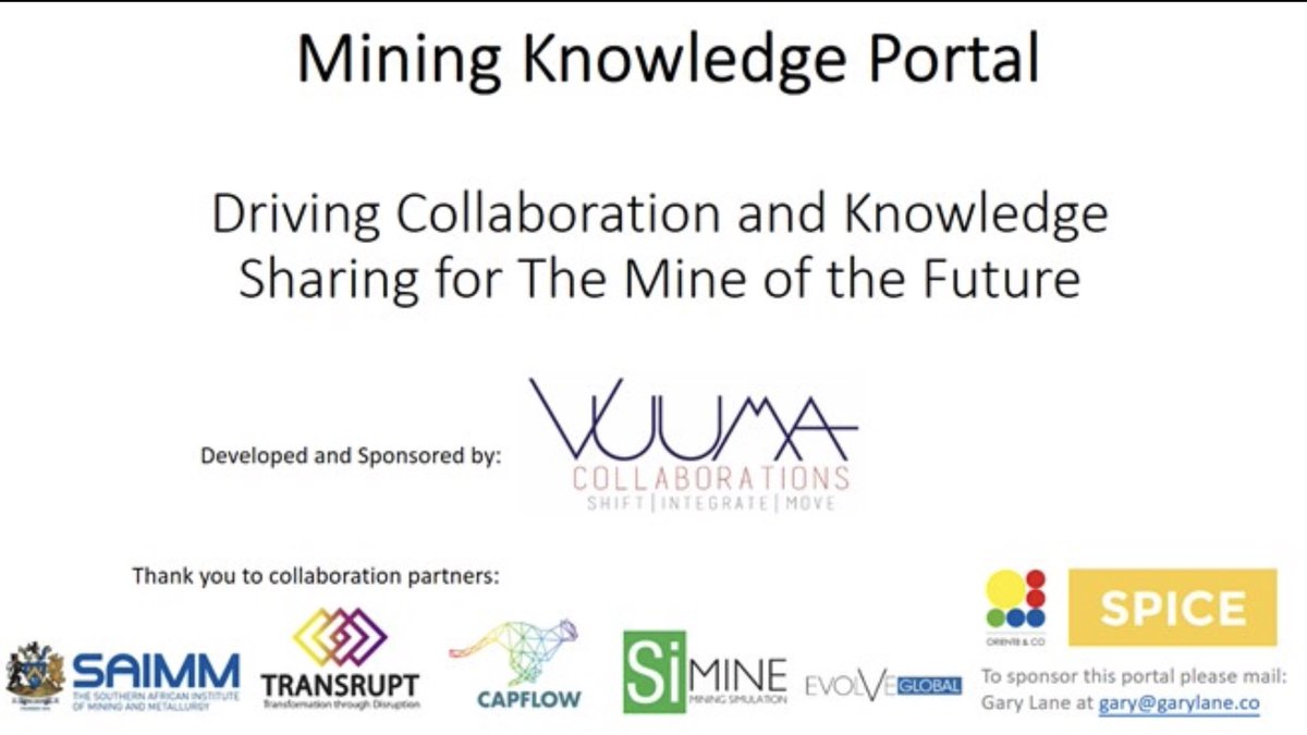 vuuma_collab's tweet photo. #MiningKnowledgePortal” launched by Vuuma to drive #Collaboration and #knowledgeSharing #Mine4Future https://t.co/V2CBgQyi7Z https://t.co/7wtDytj4W9