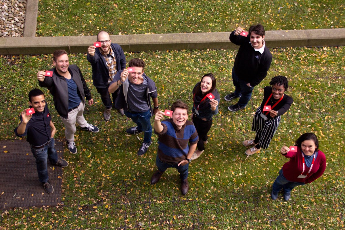 MEDIAGENIX_TV's tweet photo. Dial M for Magic. Our starters class 2017: nine magnificent software engineers to help WHATS'ON go from strength to strength. https://t.co/TojfefXhek