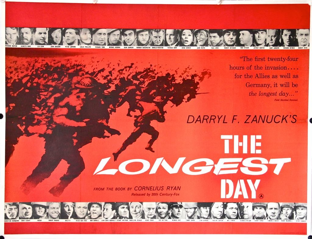 #THISDAYINAAHISTORY Oct. 5, 1962, epic war film "The Longest Day" released nationally. #DDay #Normandy #WWII