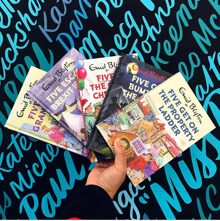 QuercusBooks's tweet photo. Golly! These smashing new #FiveGo books are all out today! A jolly happy publication day to @bruno_vincentΒ πΎπ https://t.co/v2MDPIrLOe https://t.co/J2ivGdY3N5