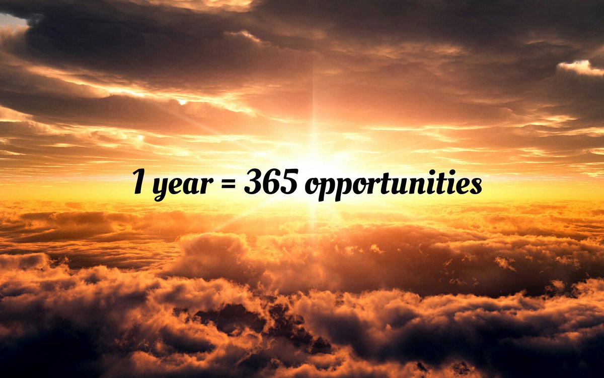 Positive Perspective 1 Year 365 Opportunities Positiveperspective Year Opportunity Try Positivity Byunknown Optimism