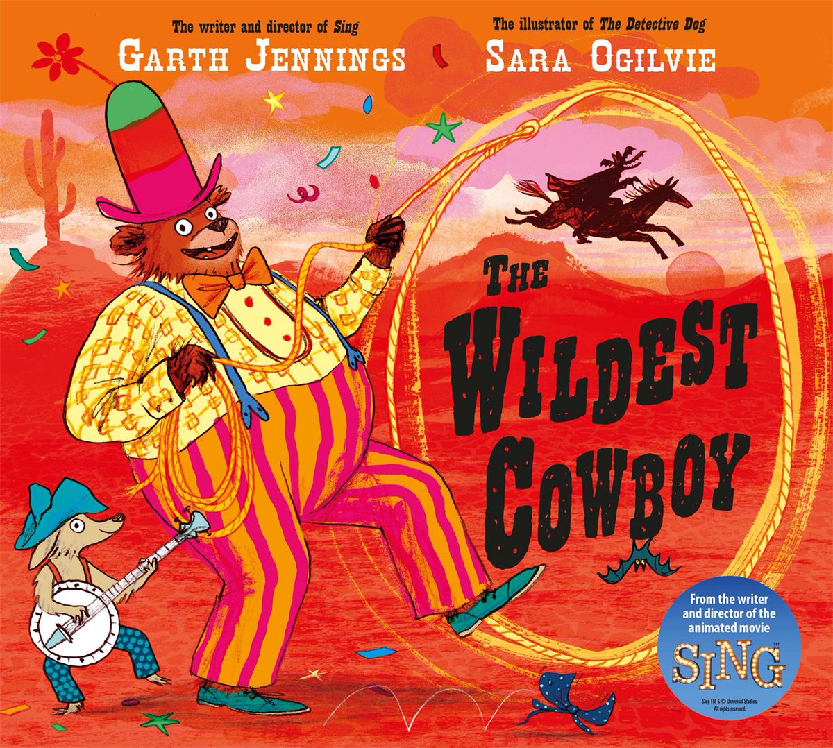 MacmillanKidsUK's tweet photo. Yee haw! It's publication day for the greatest picture book in town - The Wildest Cowboy by @GarthJennings &amp; Sara Ogilvie. https://t.co/bAS0Y7Ly5l