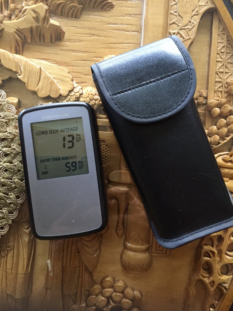 This home confirmed safe but “to be monitored” at 59 Bq/m^3 - a review in Autumn is in order. Is your home safe?