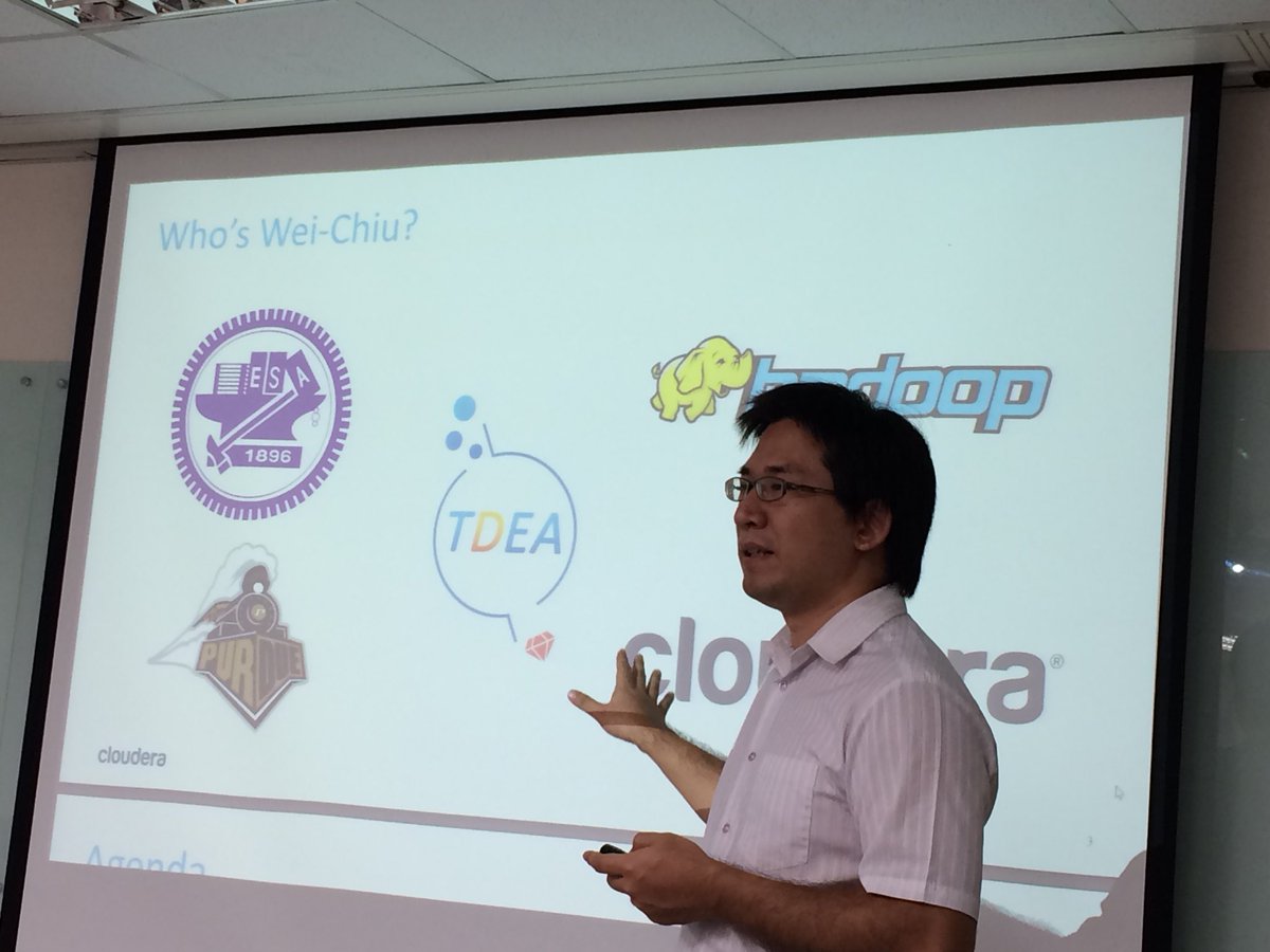 His credentials established, <a href="/jojochuang/">Wei-Chiu Chuang</a> (<a href="/cloudera/">Cloudera</a> engineer) makes the business case to #ITRI for using open source software
