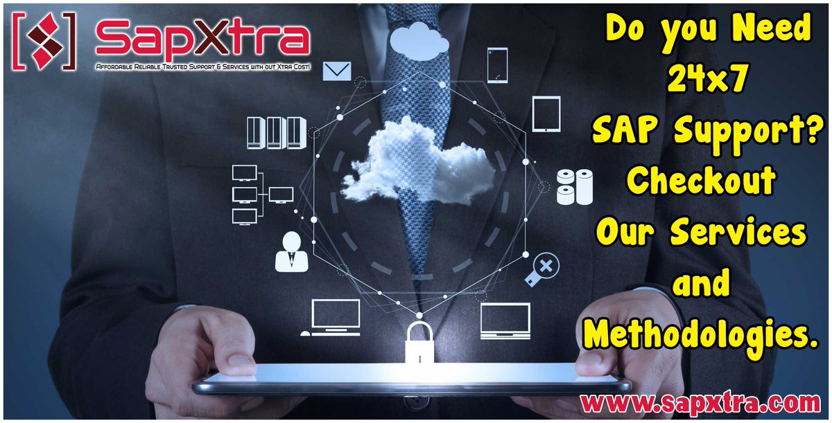 SAPXTRA's tweet photo. 24*7 SAP Support !
To know more visit - https://t.co/6V2hKAZJXF
#SAPService #SAPsupport #Managementconsulting #ITservices https://t.co/kLvS48Epzf