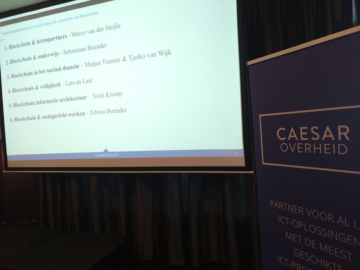 rickbouter's tweet photo. Brainstormen met mensen uit de overheid over de impact en toepassingen van #blockchain binnen de overheid #caesaroverheid https://t.co/jNLvRxezJ5