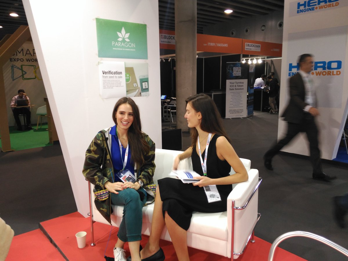 ParagoncoinEs's tweet photo. . @JessVerSteeg en la #Entrevista #BlockchainSolutionsForum #blockchain #CannabisCommunity #Industria40 @ParagonCoin https://t.co/pnXrWJuqeQ