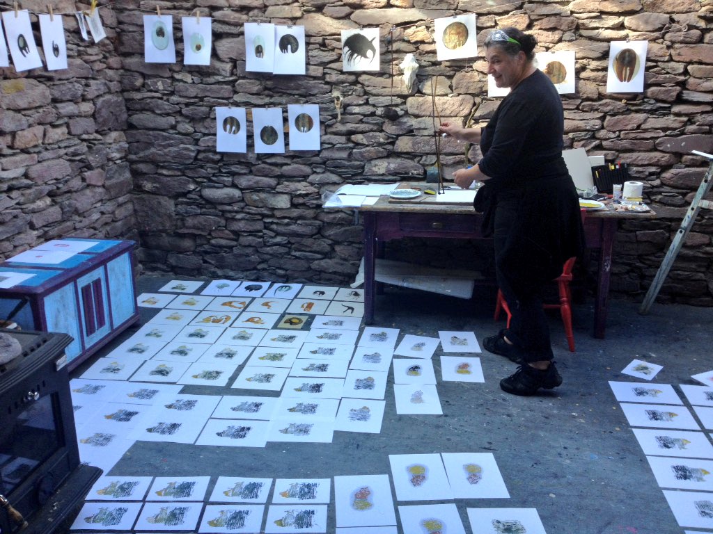 The Skellig Coast (@skelligcoasttn) on Twitter photo Claudia, a sculptor from Germany, was quite productive at Cill Rialaig artists retreat near Ballinskelligs #skelligCoast Claudia, a sculptor from Germany, was quite productive at Cill Rialaig artists retreat near Ballinskelligs #skelligCoast