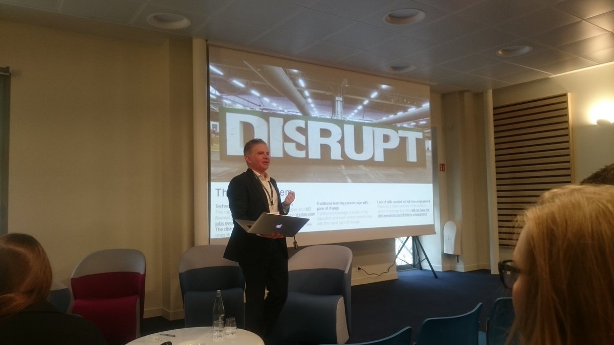 ede_vif's tweet photo. Great speech by @dan_lejerskar about the positiv scenario of the empowered human #LVCenter @EONRealityInc https://t.co/PCeDScdf2H
