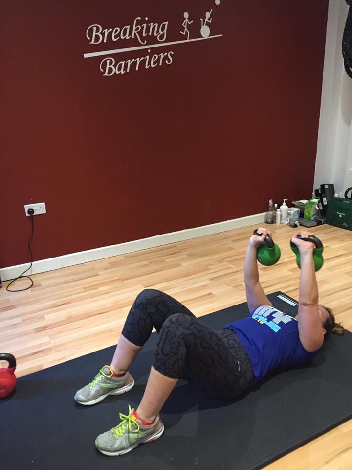 Whether you are using big or small weights, you are always progressing! Well done - keep it up! #breakingbarriers #fitness #motivaton #fit