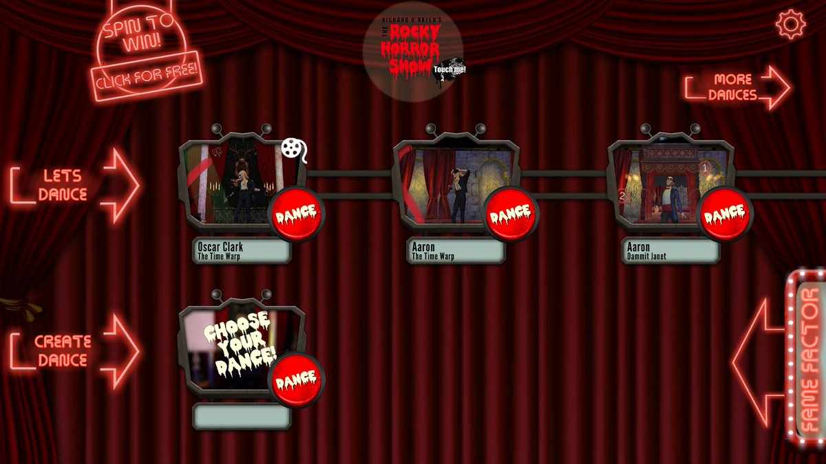 Tinkering with our <a href="/rocky_touchme/">Rocky Horror Game</a> menu screen to make things easier to understand.  Would you like to press our buttons? #Be_Gentle #Be_It!