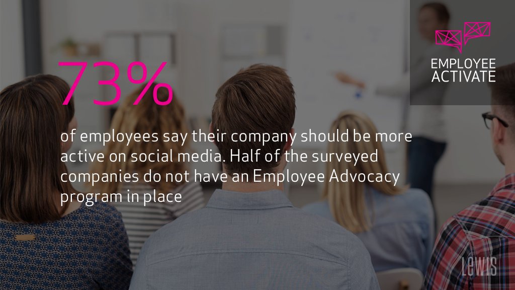 teamlewisglobal's tweet photo. How to turn employees into #brand ambassadors? Read more: https://t.co/eHyNGILKXT #EmployeeActivate #Advocay https://t.co/jsEFJvAADy