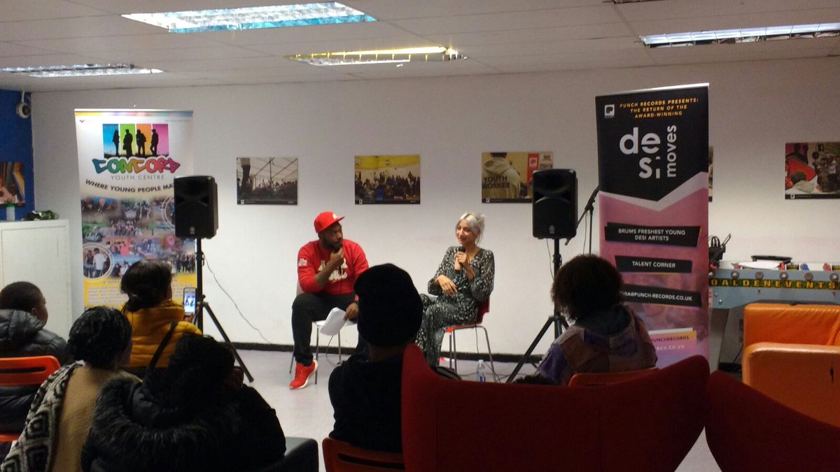 punchrecords's tweet photo. #Desibition by #SaffiyahKhan launched last night - shout out to all @ConcordCentre for working with us to make it happen 🙌🙌 #UTSAV17 https://t.co/SDdrddFI9k