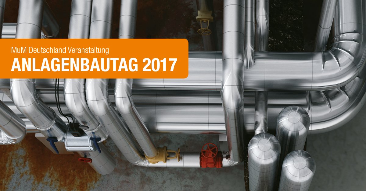 MuM Anlagenbau am 09. November in Wiesbaden. Das erwartet Sie: mum.de/E2EventDetail.…