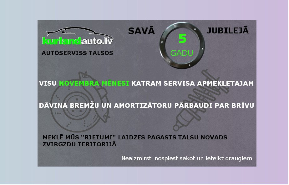 kurlandauto's tweet photo. 1.11.2017 g. mums 5 gadu jubileja https://t.co/2ZcAGwjk7N