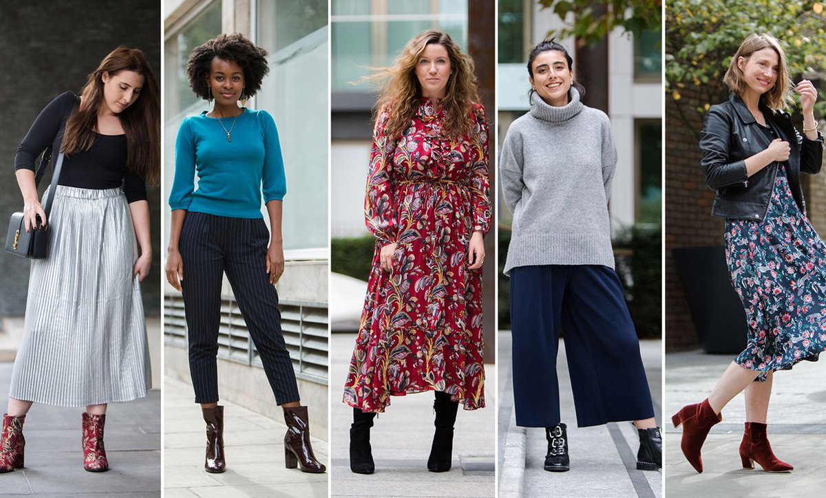 thepooluk's tweet photo. Stuck on which autumn boots to buy? The Pool team tries out this season’s new styles https://t.co/PUlbLKDonx https://t.co/TGbC012eib