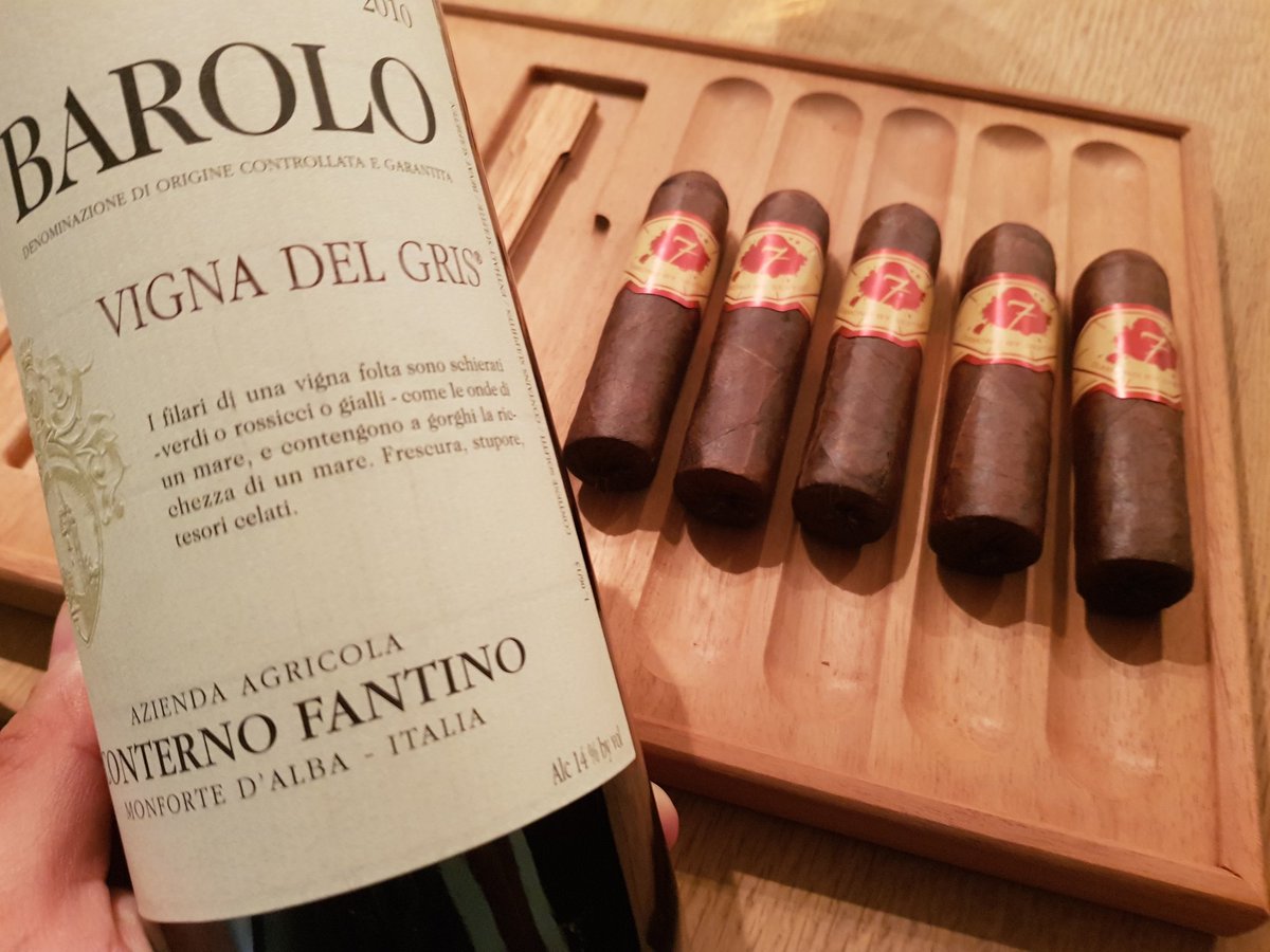 elseptimo_uk's tweet photo. Great pairing #cigar #cigaraficionado #elseptimo #wine #barolo https://t.co/rVoQtgXhdo