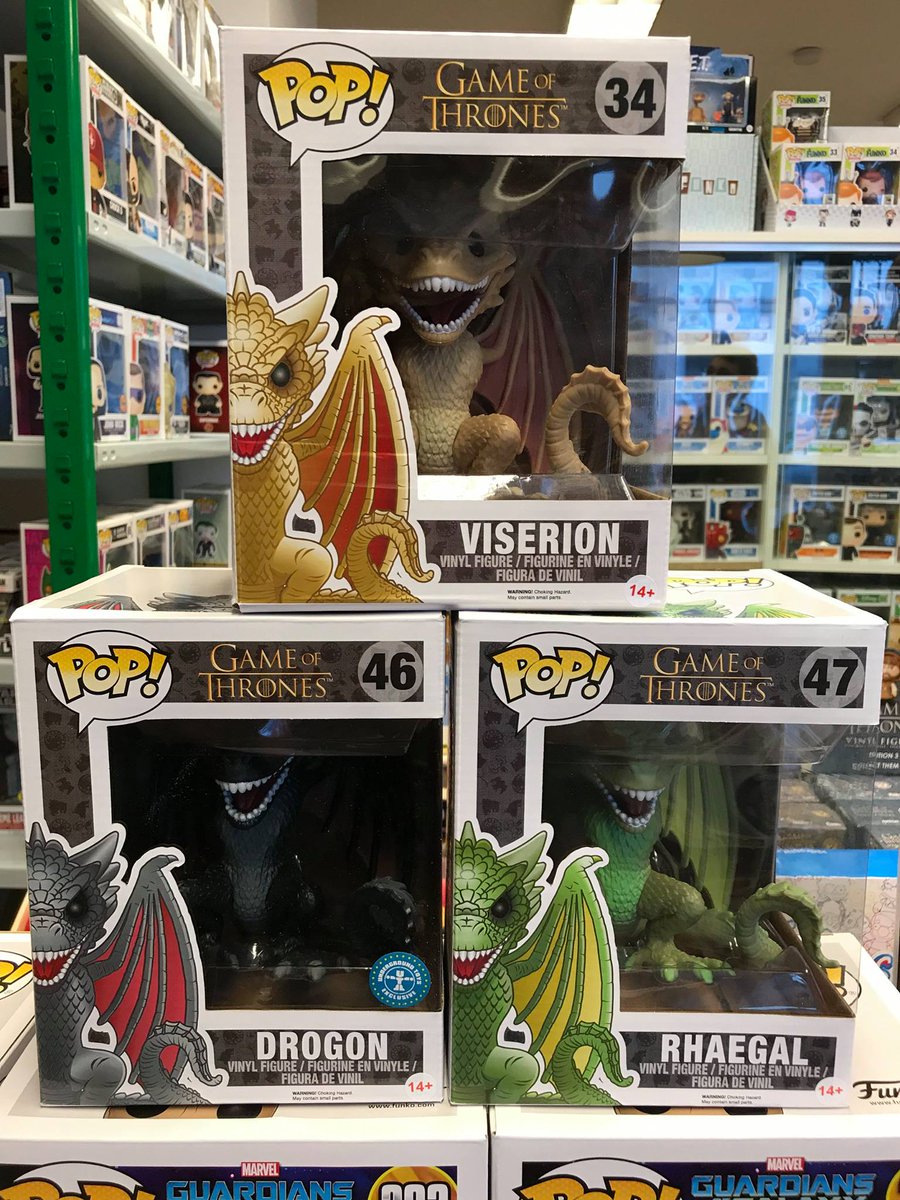 drogon rhaegal viserion funko pop