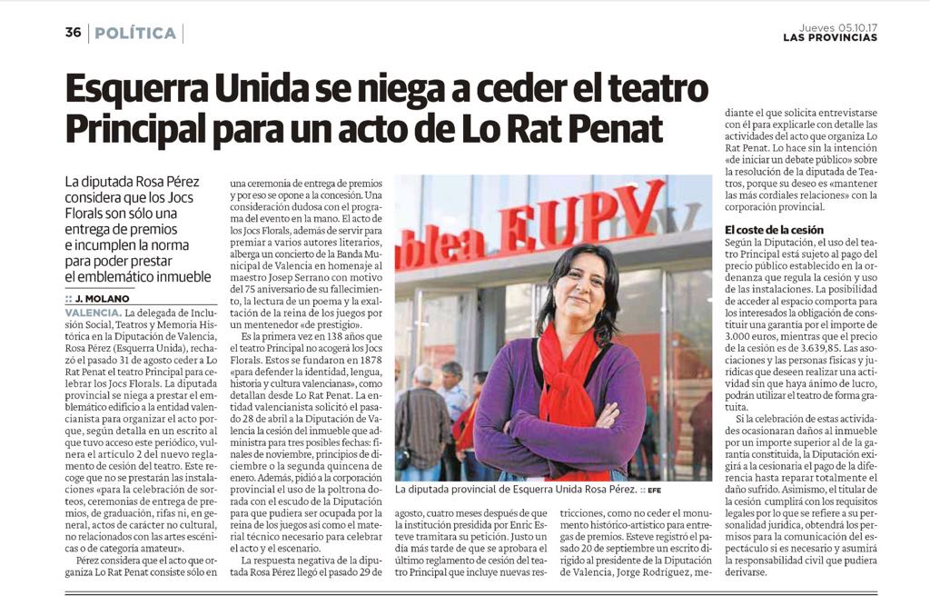 Ferran's tweet photo. El @ppcv acoge trobades, cede espacios a actividades catalanistas y autoriza manifas @ferrer_moragues. La #cavernapanca lo tiene más claro. https://t.co/bHnu1BwdRx