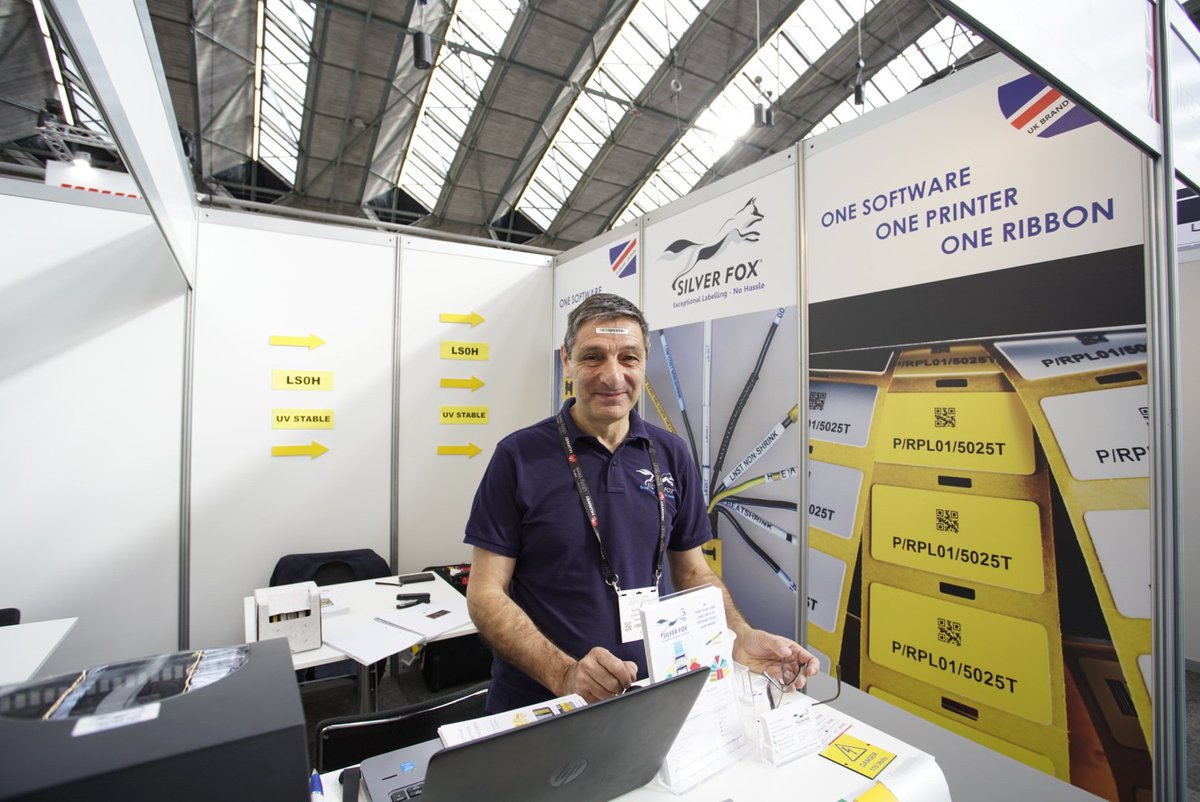 SilverFox's tweet photo. It's the last day of #EUW17  today. Come at see us in the @BEAMASmartGrid area - our labels really work! #hasslefreelabelling https://t.co/50nisZtfVZ