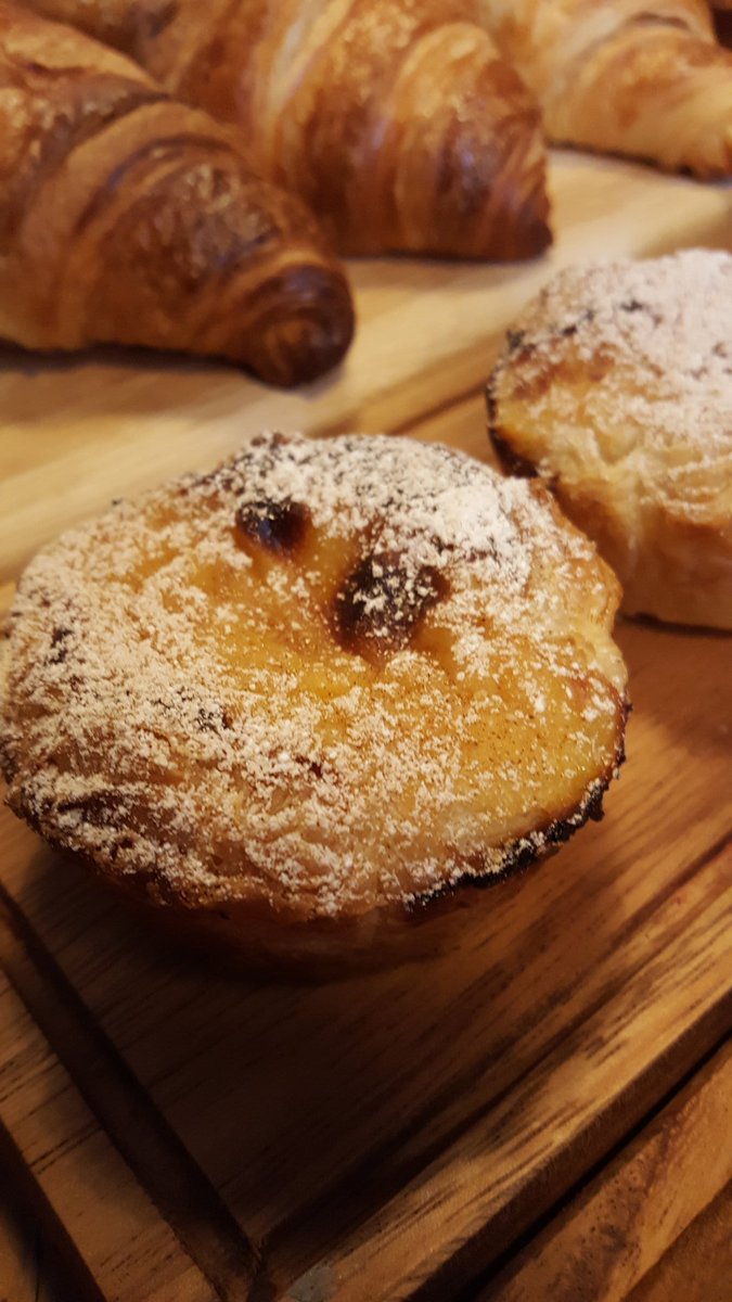 Pastéis de Natas are on our counter #oneillcoffee  #pastéisdenata #portugesecustardtart