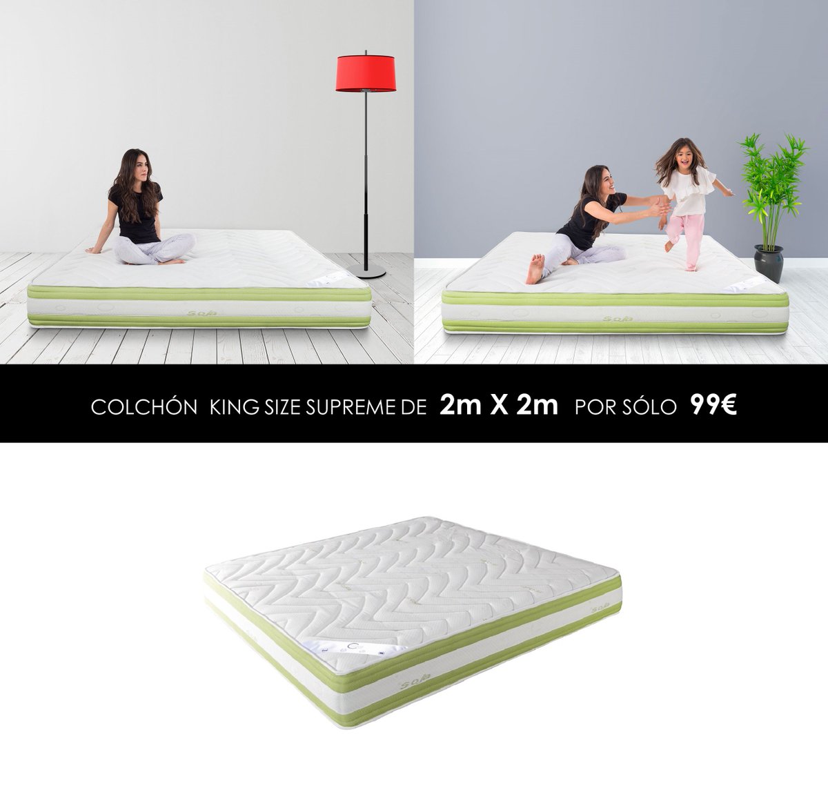 NorwayCare's tweet photo. No te pierdas el súper #descuento que hemos preparado para ti....Tu King Size de 2x2 por 99€!
SHOP➟ https://t.co/C58sSxaVHm
Código➟ NORWAY99 https://t.co/sP7kXoibyO
