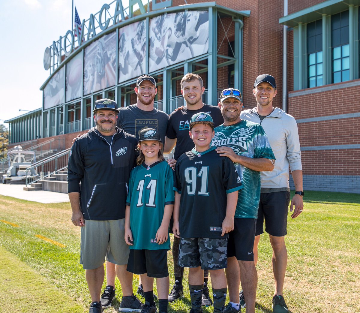 carson wentz kids shirt