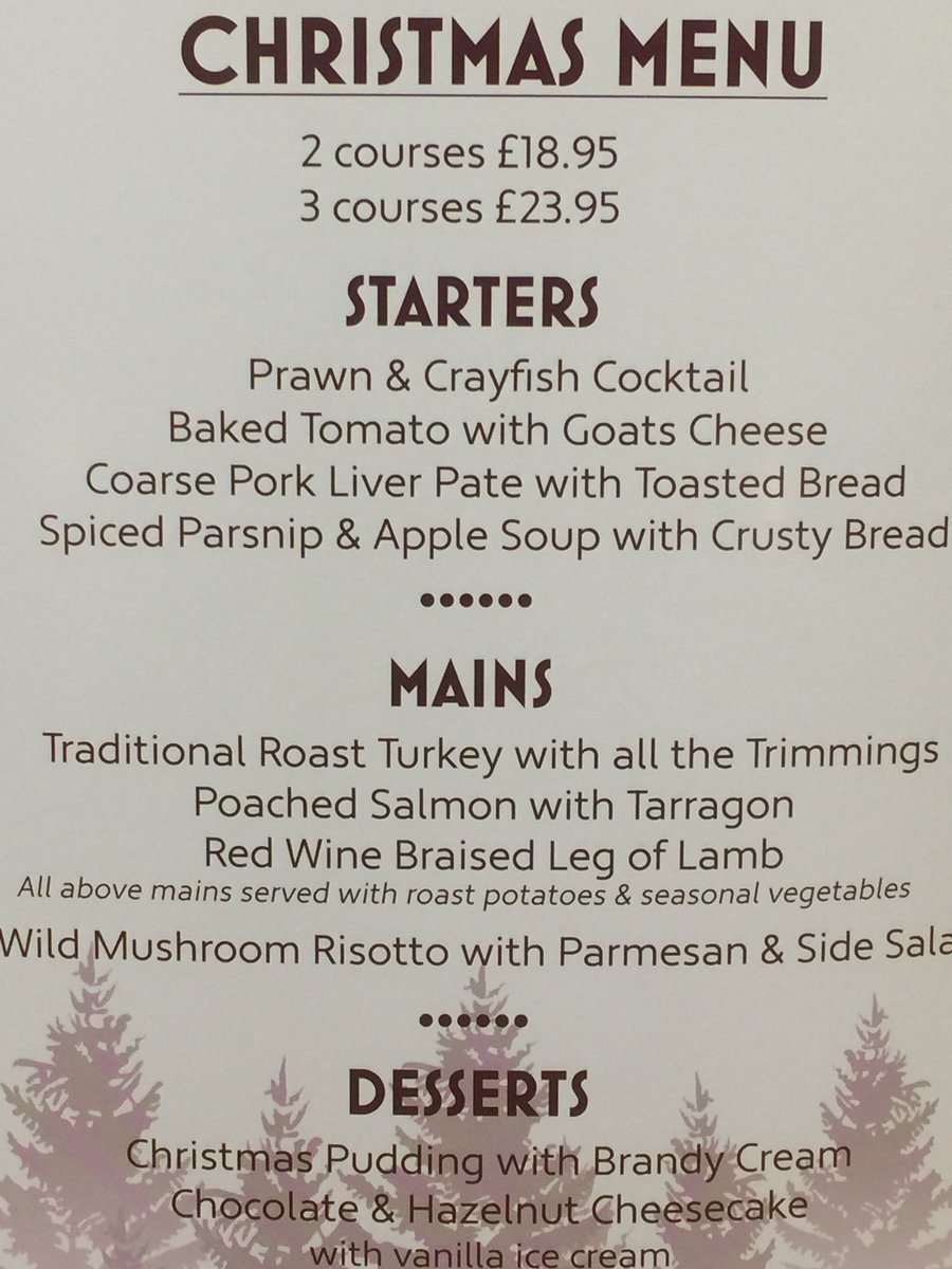 RamInnBussage's tweet photo. Visit our website for the Christmas menu or call in and collect one https://t.co/X6wNQmLIT7