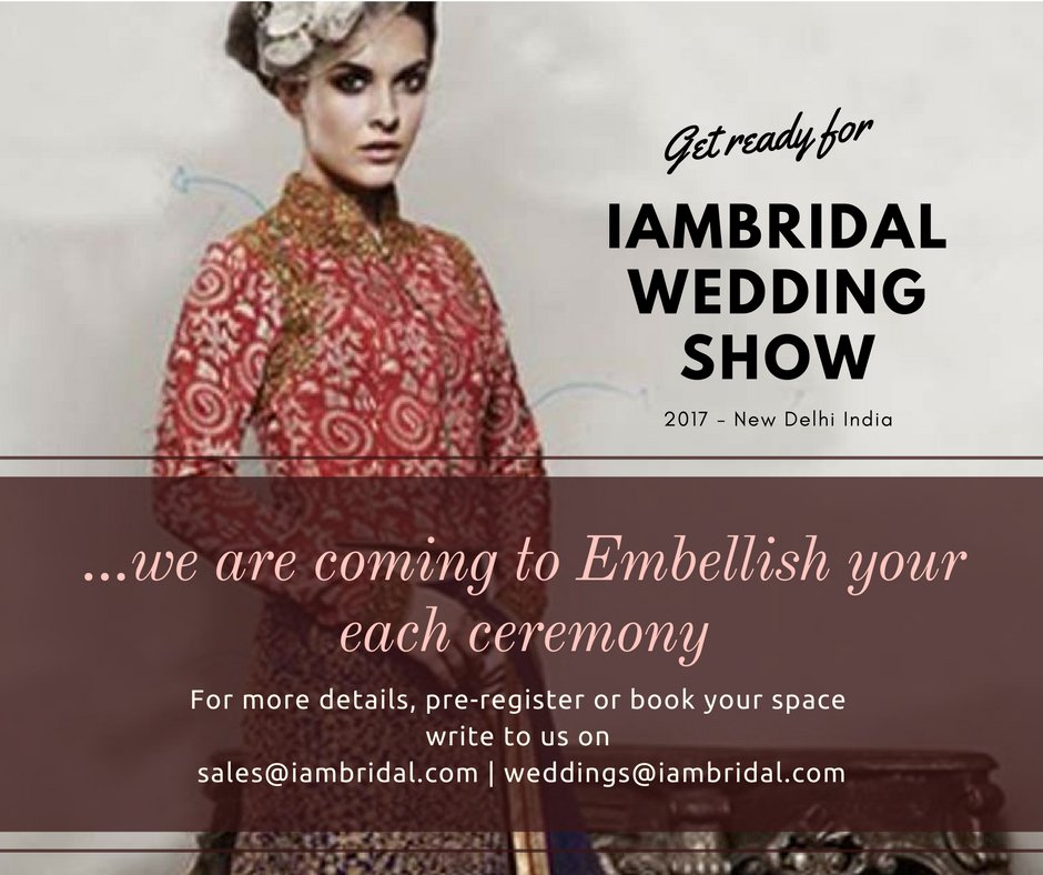 Iambridal's tweet photo. #weddingshow #bridalshow #teaserlaunch
It's coming to steal ur heart &amp; spread the real joy of celebration...keep following for more details. https://t.co/foqG45UuLW