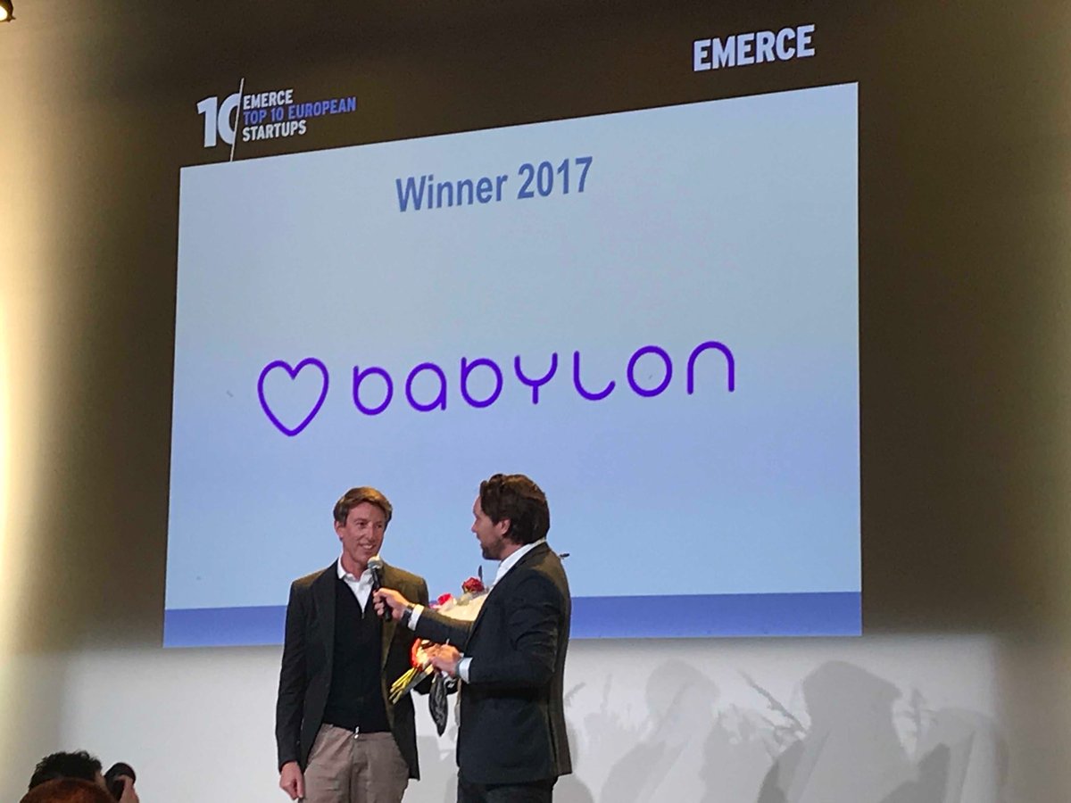 Winner Emerce European startup 2017. Congrats @babylonhealth #eday17
