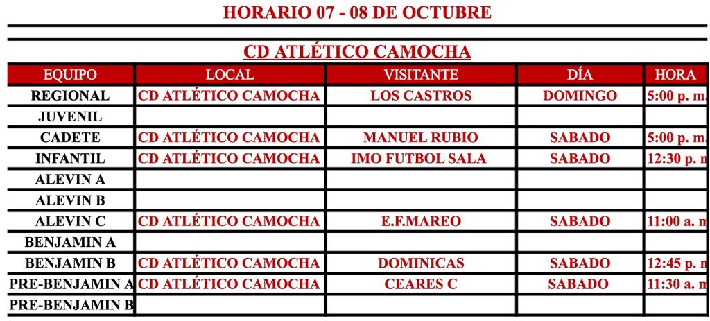 at_camocha's tweet photo. Horarios y partidos para este fin de semana en el municipal de Vega https://t.co/Q2a8dqhNDx