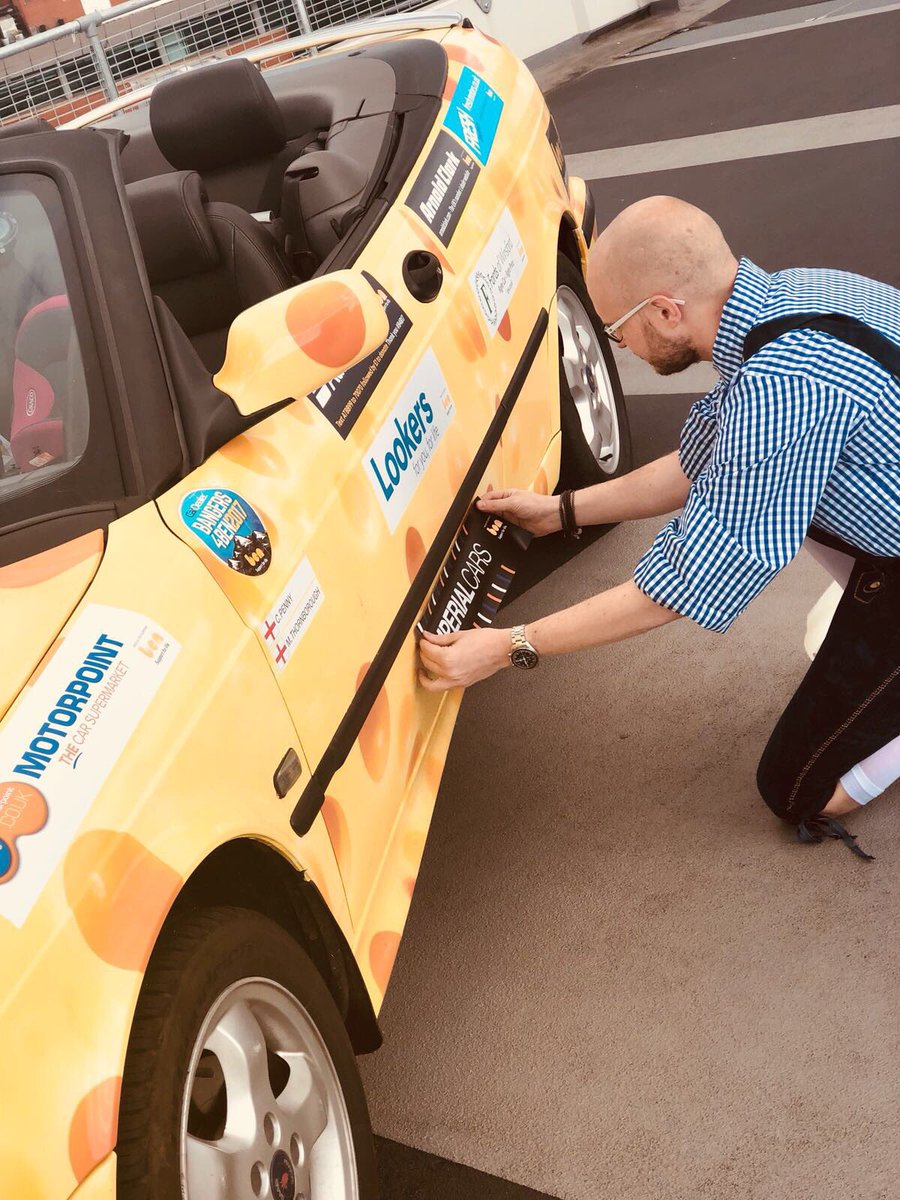chrispenny222's tweet photo. @Imperialcar the latest sponsor to appear on the #cheesemachine #b4b17 https://t.co/HeP8r3WkN0
