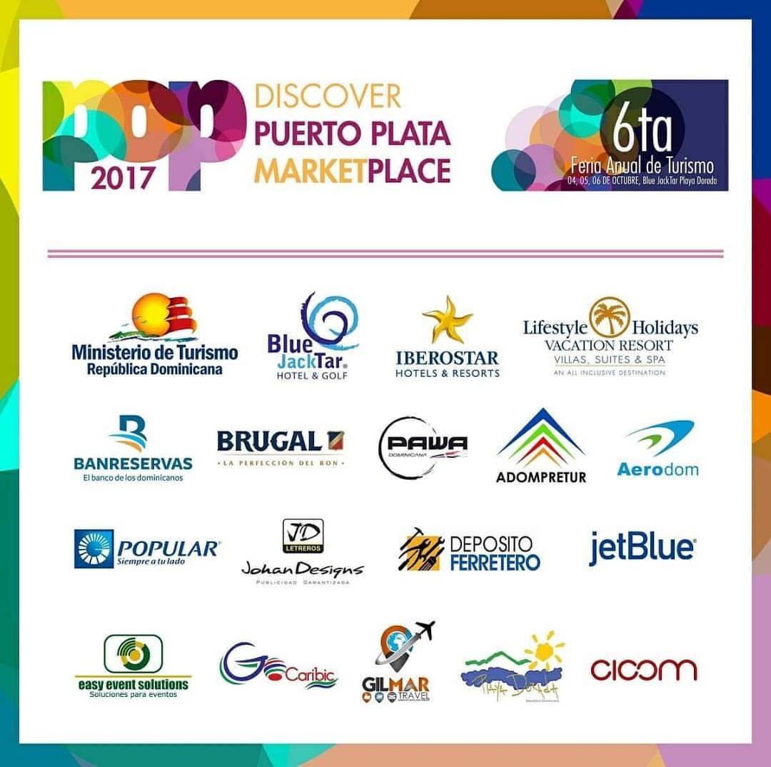 infoturDom's tweet photo. Felicitamos y auguramos éxitos totales a los participantes en el #DiscoverPOP #MarketPlace2017 en Puerto Plata https://t.co/f82c8cigRG