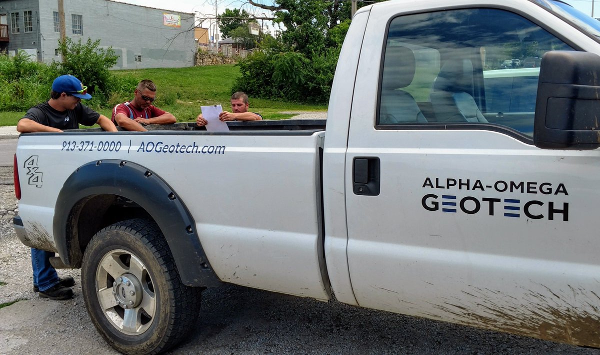 AOGeotech's tweet photo. #ThursdayThanks to the hardest working #geotechnical #engineering team in #KC! #TeamAOG #RockSolid #ProudofYou https://t.co/WSB0IifyVH