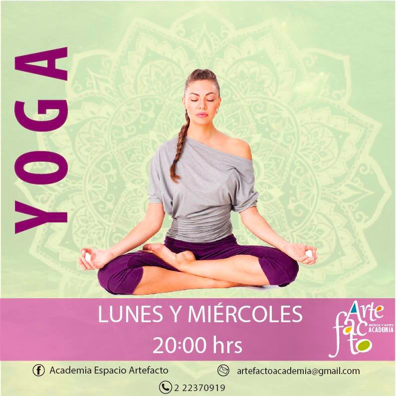 cafeartefacto's tweet photo. HATHA YOGA ✽✽ Espacio Artefacto ✽✽ principiantes inicio 02/oct 20:00 hrs MATRICULAS ABIERTAS cupos limitados reservas whatsapp +569 90166135 https://t.co/vC8Aid0khC
