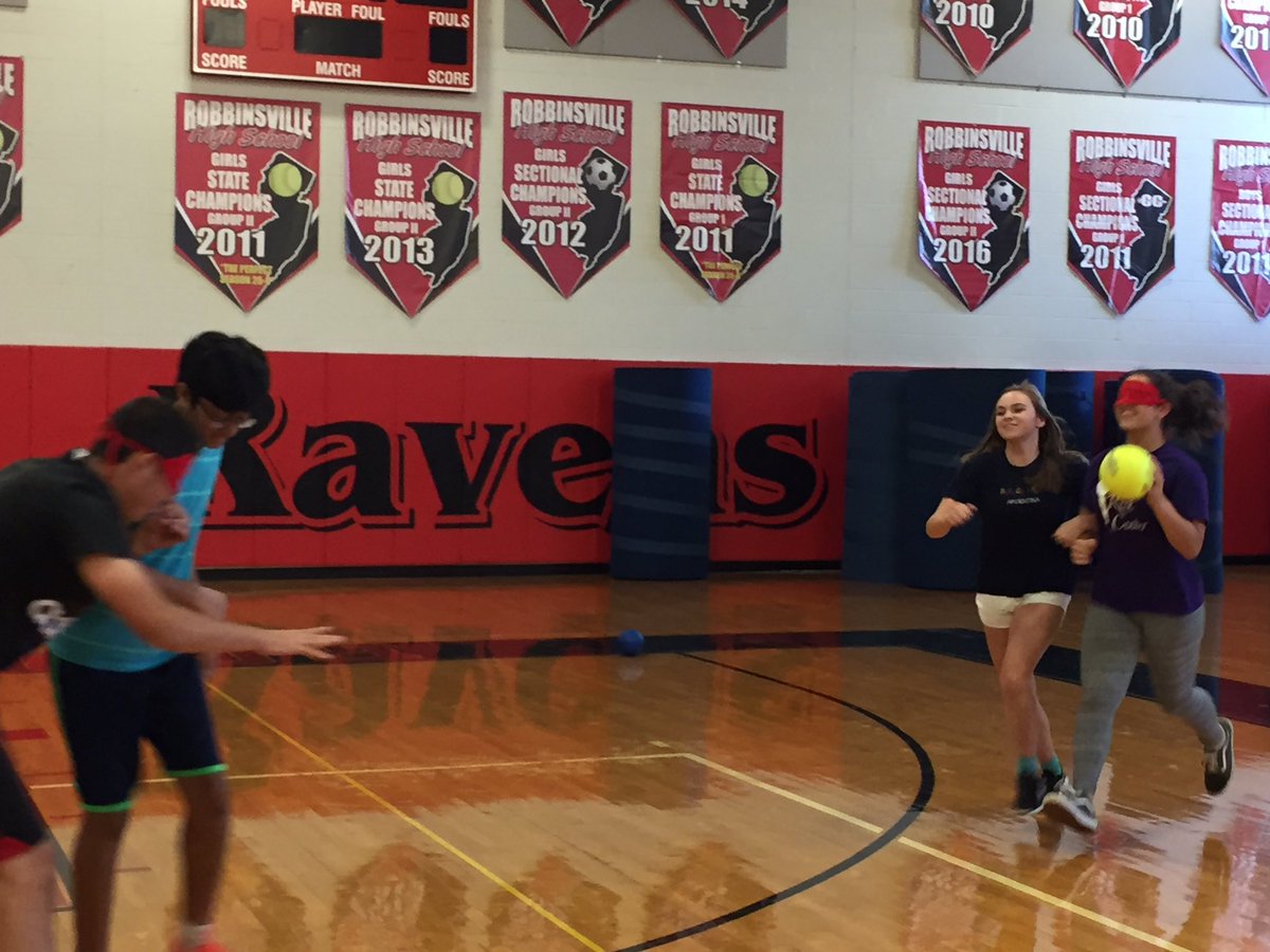 coachcolicchia's tweet photo. LC's and freshman in action during project adventure! #physedisfun #teamwork #projectadventure #blindfolds https://t.co/VmOIsPBmpV
