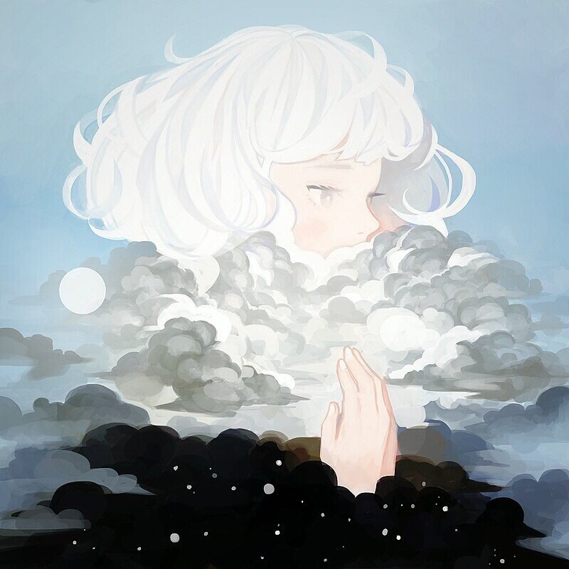Anime Cloud Girl