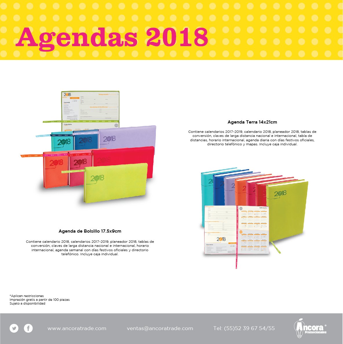 AncoraTrade's tweet photo. Agendas 2018 ¡No te quedes sin la tuya! 📔✏️📆📌 https://t.co/MnPAswQ6dS