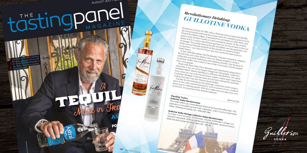 guillotinevodka's tweet photo. Some great press releases !
Une très bonne presse !
#UltraPremiumVodka
https://t.co/GHQhf3XjlX #BestSpirits #Spiritueux https://t.co/XymXr84m0z