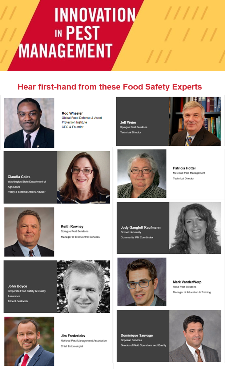 Continuing Education Units will be available at Sprague's Innovation in Pest Management conf. in November. Details spraguepest.com/events