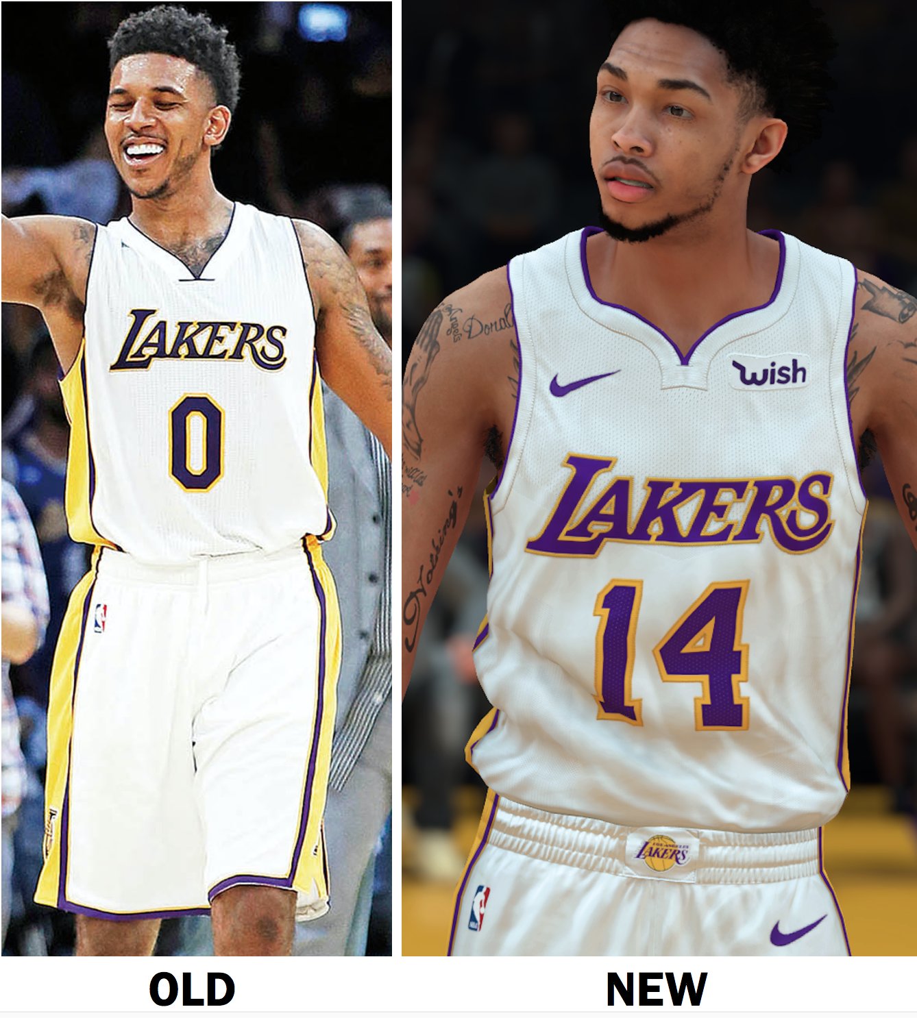 Lakers white uniform clearance